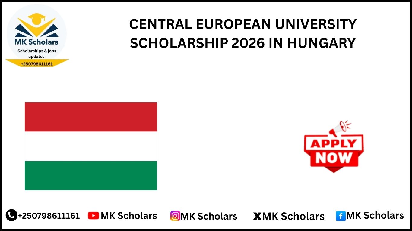 CENTRAL EUROPEAN UNIVERSITY SCHOLARSHIP 2026 IN HUNGARY